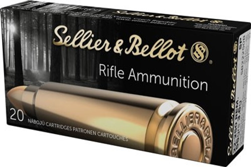 Sellier & Bellot SB22250B Rifle 22-250 Rem 55 gr Soft Point (SP) 20 Bx ...