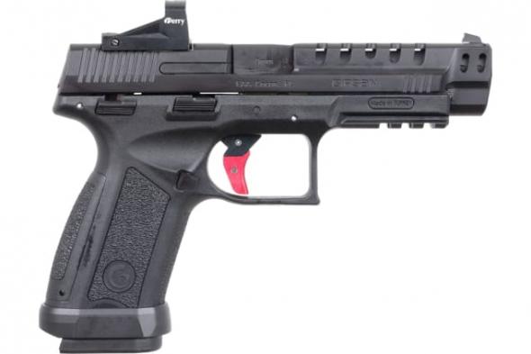 EAA 390355 Girsan MC9 9mm Luger 17+1 Black Blued Steel Interchangeable Backstrap Grip